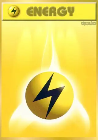 Lightning Energy Pokemon card from Expansion Pack